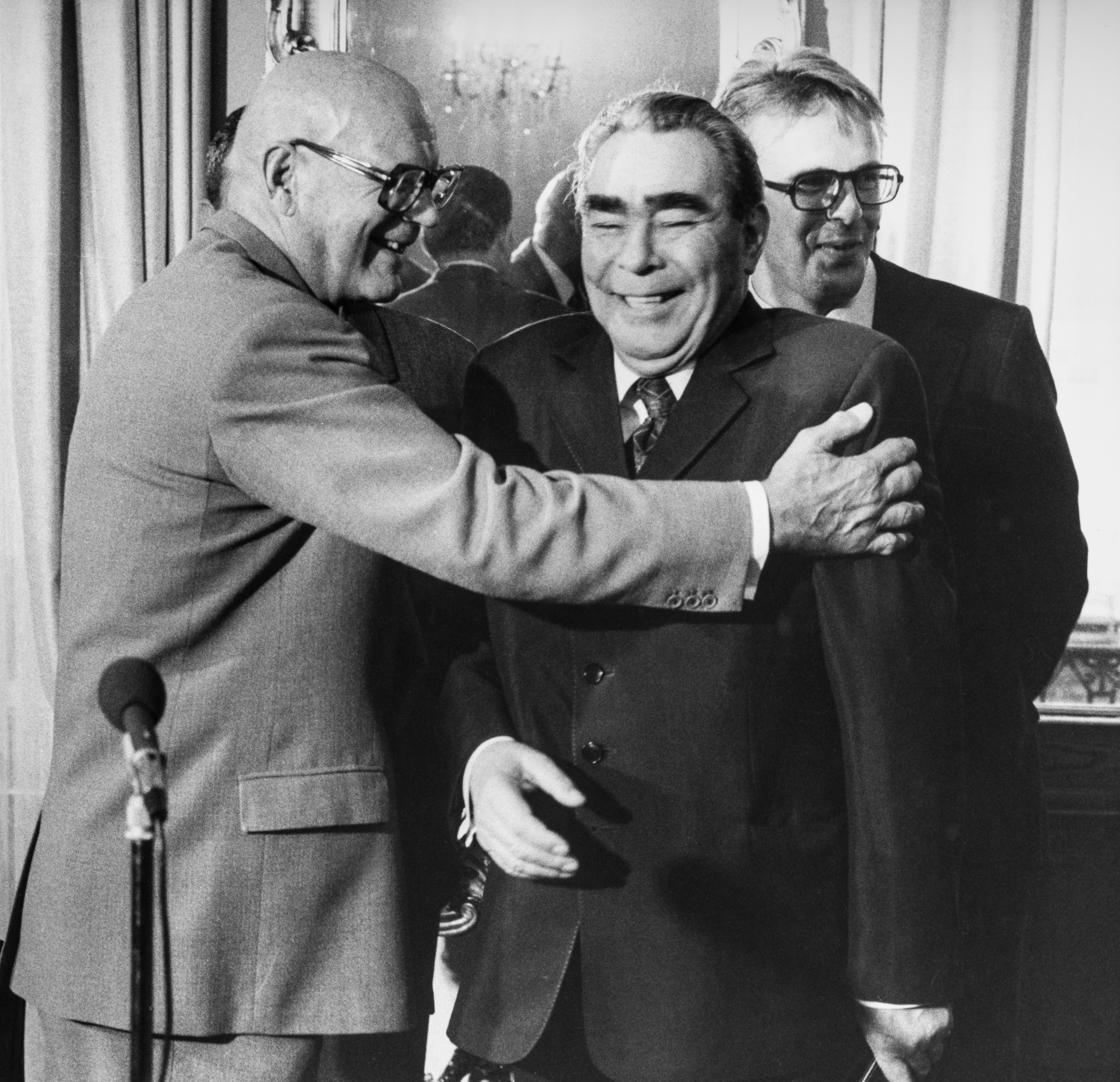 Urho Kekkonen ja Leonid Brežnev, v. 1975.