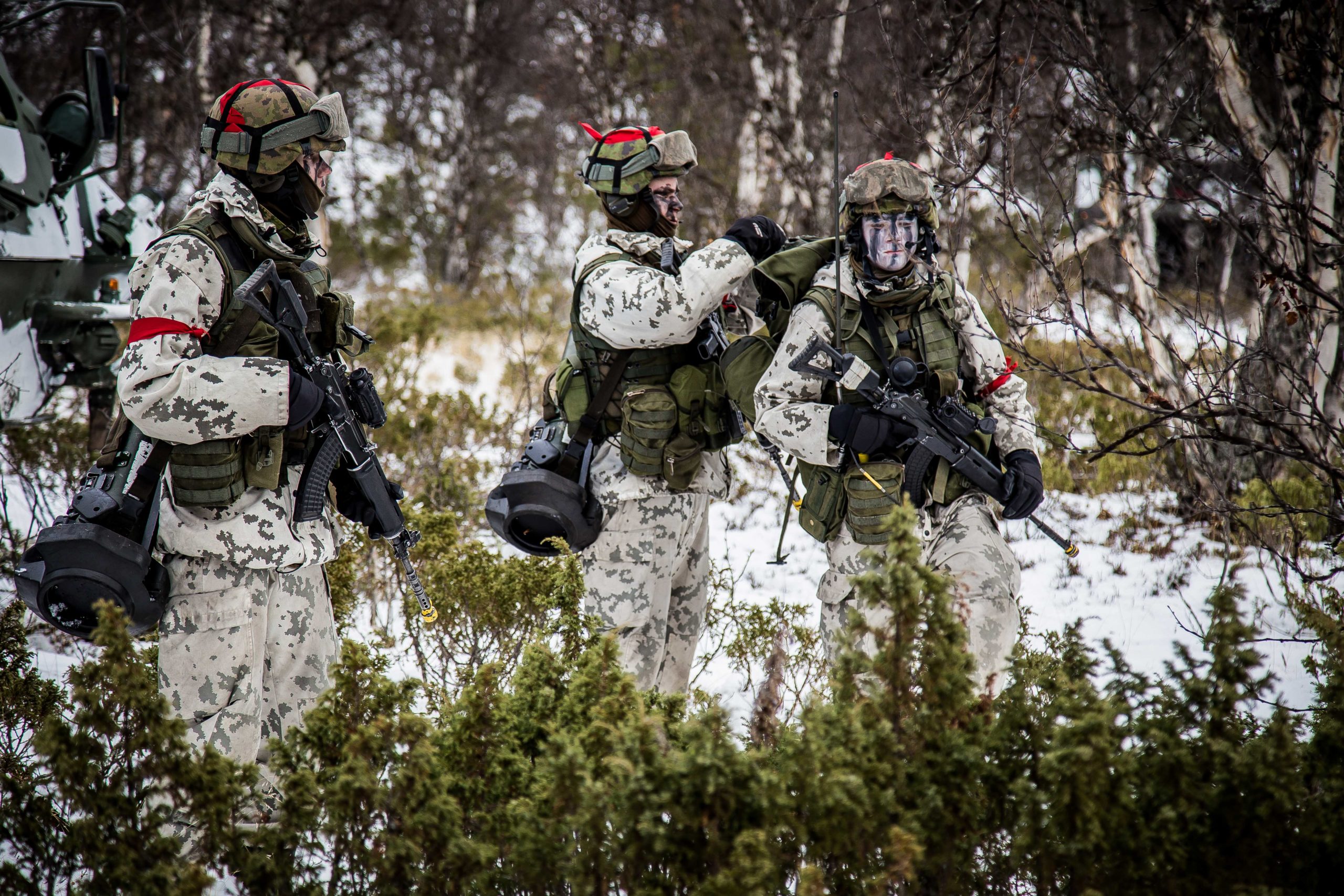 Suomi osallistui Nato-maiden Trident Juncture -harjoitukseen Norjassa vuonna 2018. Kuva: Puolustusvoimat/Jere Paldanius