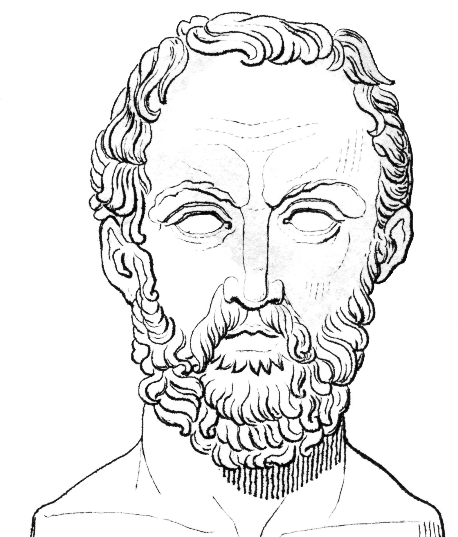 Kreikkalainen Thukydides kirjoitti peloponnesolais­sodista. Kuuluisassa katkelmassa voimakas Ateena pakottaa pienen Meloksen saaren tahtoonsa.